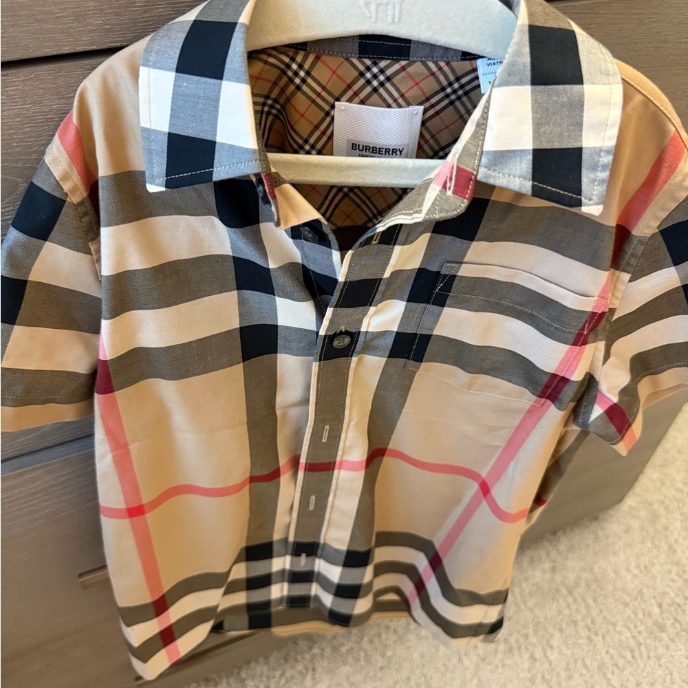 Burberry Multicolor Plaid Shirt